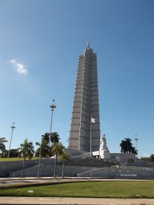 José Martí monument, as seen on the bus tour