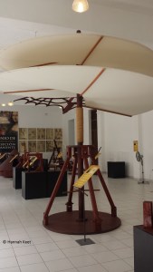 One of the exhibits in El Genio di Leonardo da Vinci