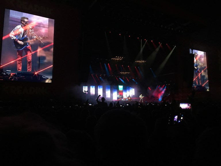 Muse playing at Reading 2017